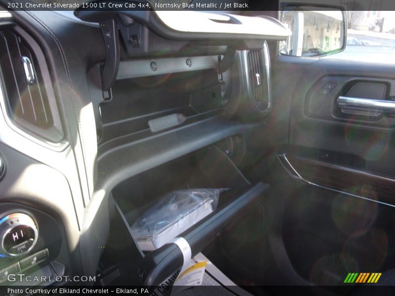 Northsky Blue Metallic / Jet Black 2021 Chevrolet Silverado 1500 LT Crew Cab 4x4