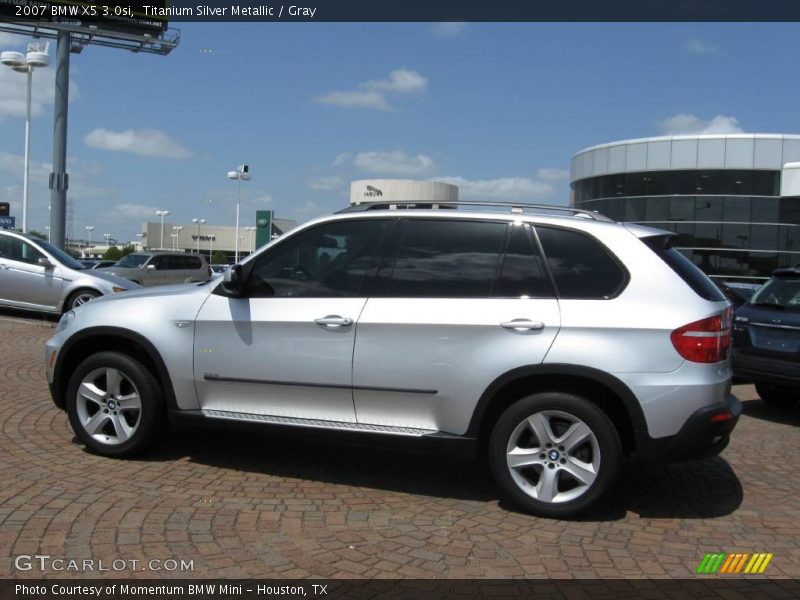 Titanium Silver Metallic / Gray 2007 BMW X5 3.0si