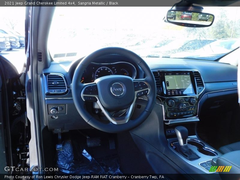 Sangria Metallic / Black 2021 Jeep Grand Cherokee Limited 4x4