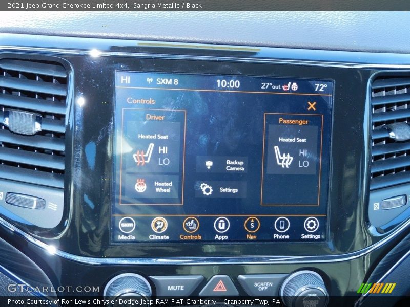 Sangria Metallic / Black 2021 Jeep Grand Cherokee Limited 4x4