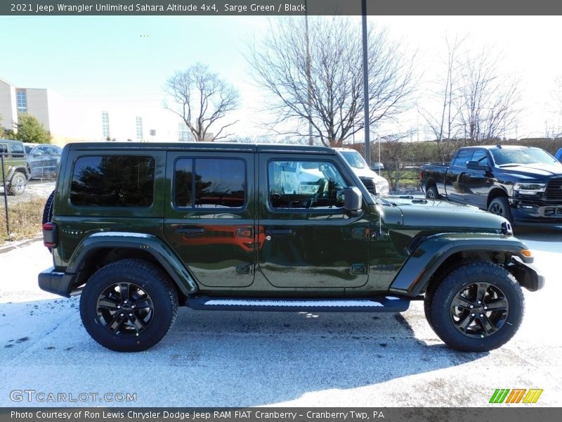 Sarge Green / Black 2021 Jeep Wrangler Unlimited Sahara Altitude 4x4