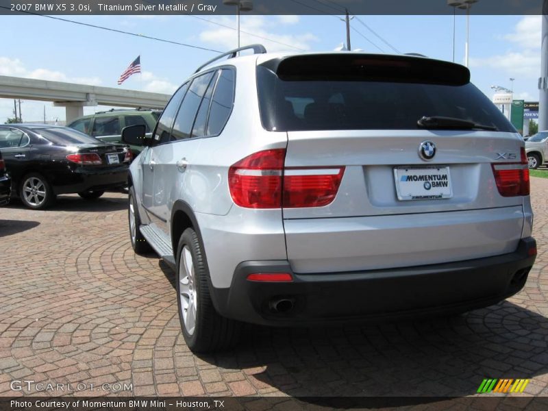 Titanium Silver Metallic / Gray 2007 BMW X5 3.0si