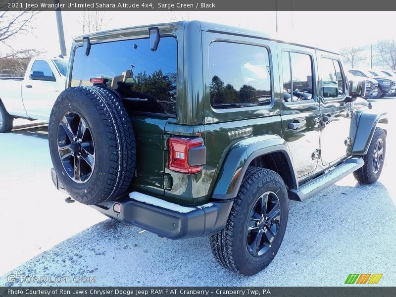 Sarge Green / Black 2021 Jeep Wrangler Unlimited Sahara Altitude 4x4