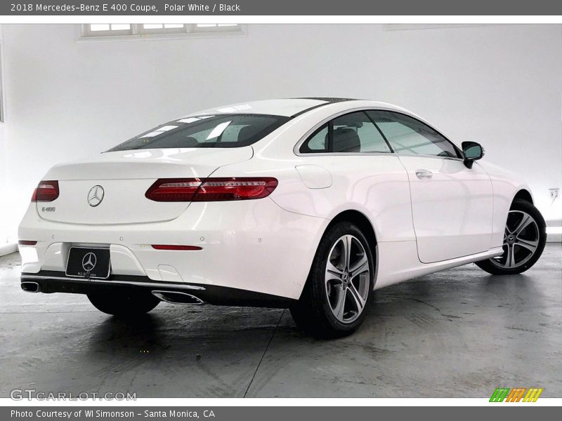 Polar White / Black 2018 Mercedes-Benz E 400 Coupe