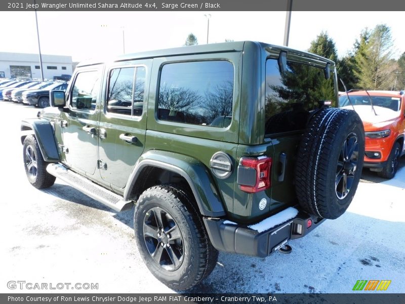 Sarge Green / Black 2021 Jeep Wrangler Unlimited Sahara Altitude 4x4