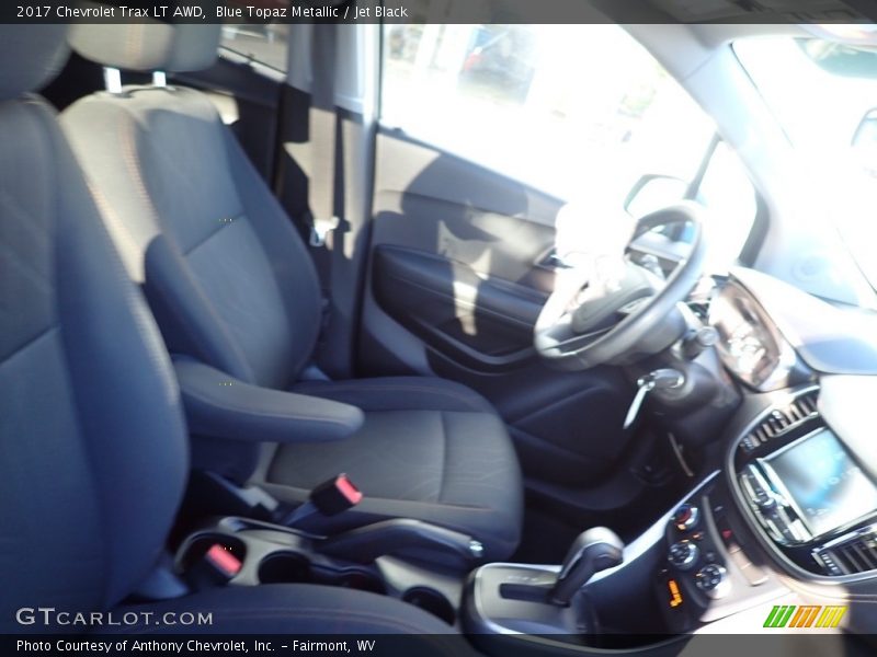 Blue Topaz Metallic / Jet Black 2017 Chevrolet Trax LT AWD