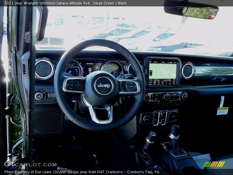 Sarge Green / Black 2021 Jeep Wrangler Unlimited Sahara Altitude 4x4
