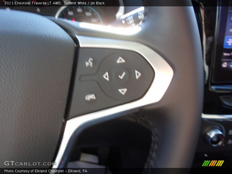 Summit White / Jet Black 2021 Chevrolet Traverse LT AWD