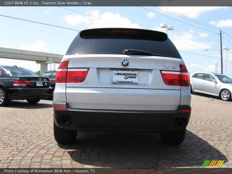Titanium Silver Metallic / Gray 2007 BMW X5 3.0si