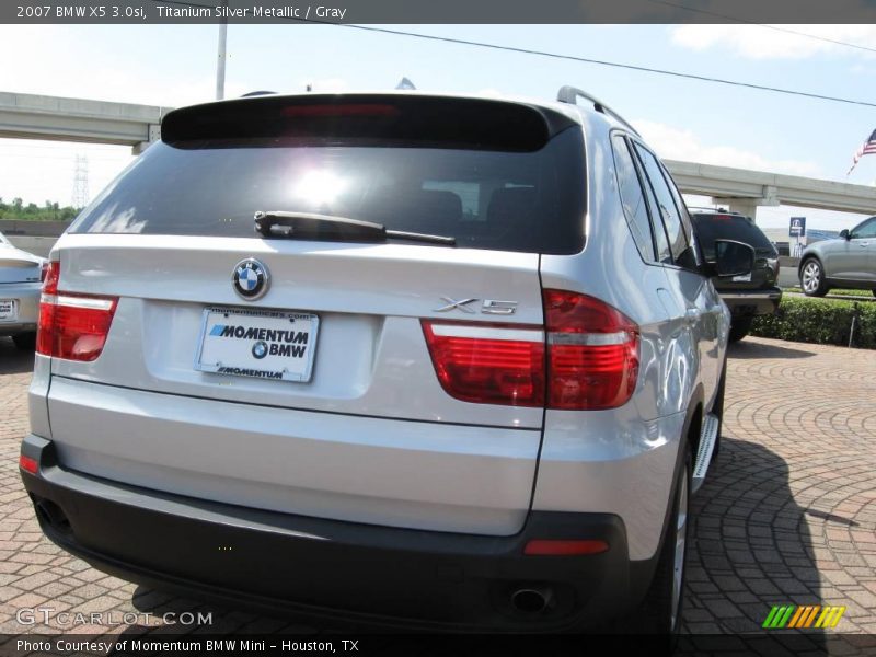 Titanium Silver Metallic / Gray 2007 BMW X5 3.0si