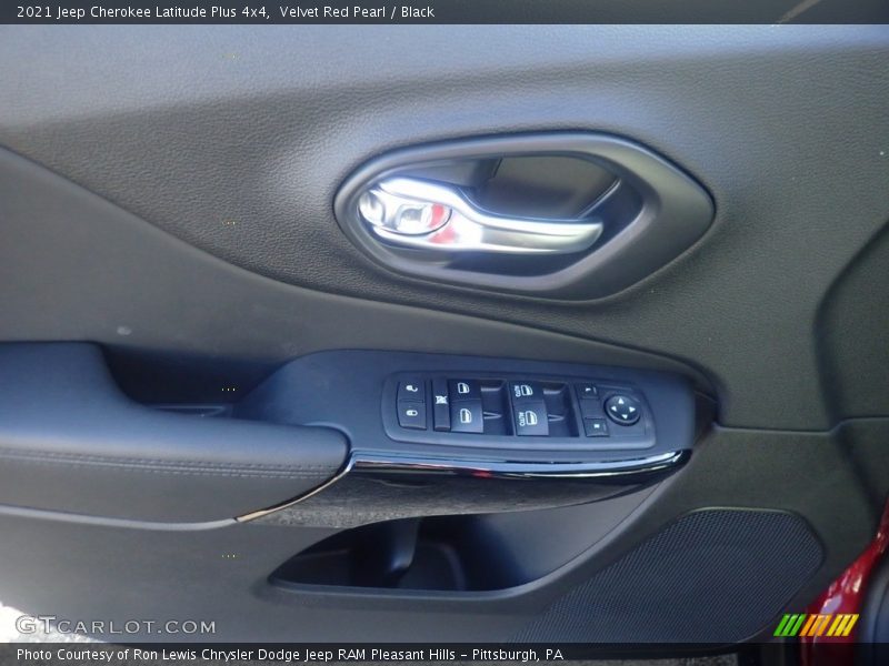 Velvet Red Pearl / Black 2021 Jeep Cherokee Latitude Plus 4x4