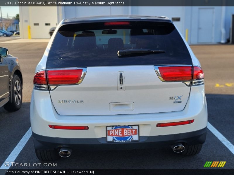 White Platinum Tri-Coat / Medium Light Stone 2013 Lincoln MKX AWD