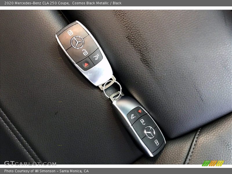 Keys of 2020 CLA 250 Coupe