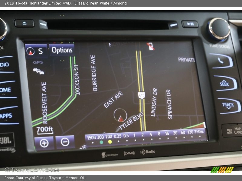 Blizzard Pearl White / Almond 2019 Toyota Highlander Limited AWD