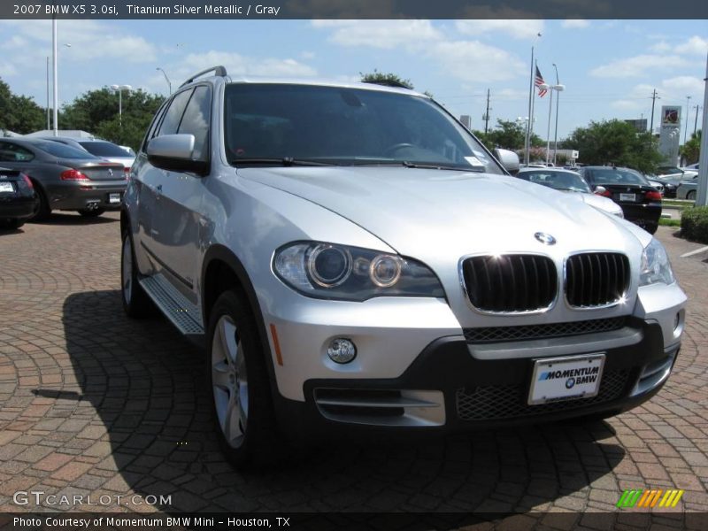 Titanium Silver Metallic / Gray 2007 BMW X5 3.0si