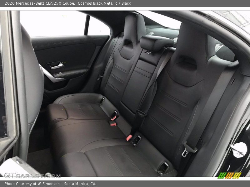 Rear Seat of 2020 CLA 250 Coupe