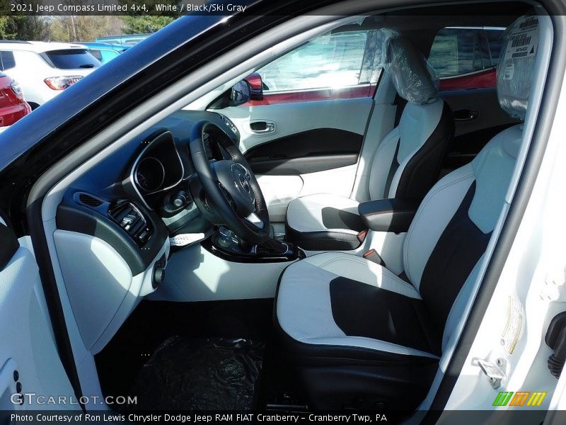 White / Black/Ski Gray 2021 Jeep Compass Limited 4x4