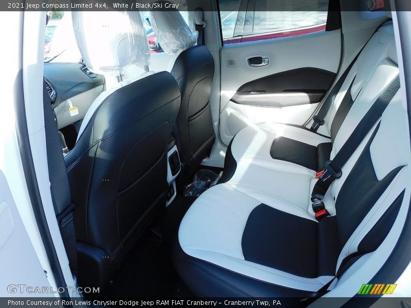 White / Black/Ski Gray 2021 Jeep Compass Limited 4x4
