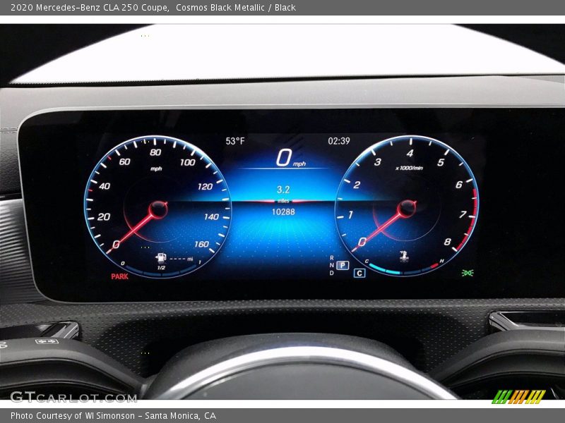  2020 CLA 250 Coupe 250 Coupe Gauges
