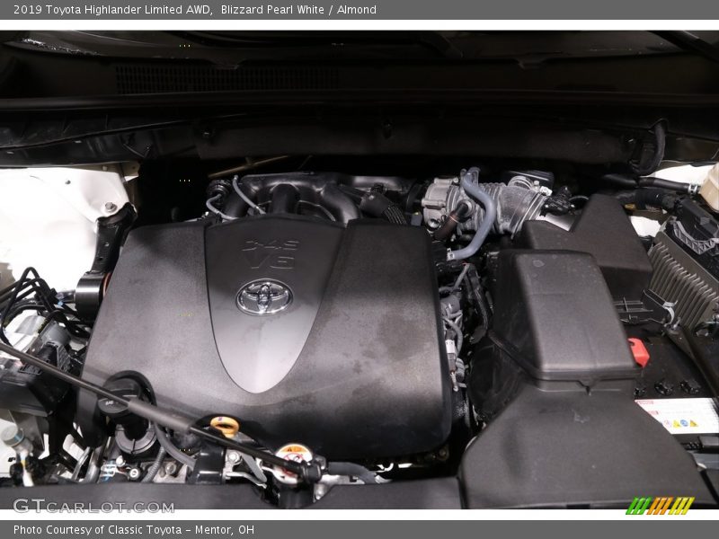 Blizzard Pearl White / Almond 2019 Toyota Highlander Limited AWD