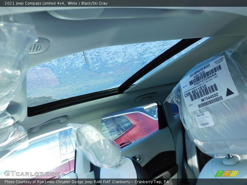 White / Black/Ski Gray 2021 Jeep Compass Limited 4x4