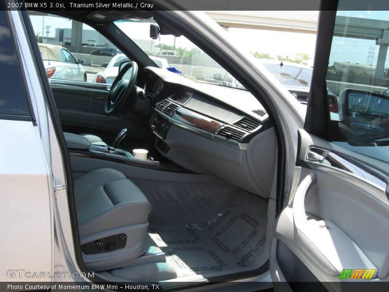 Titanium Silver Metallic / Gray 2007 BMW X5 3.0si