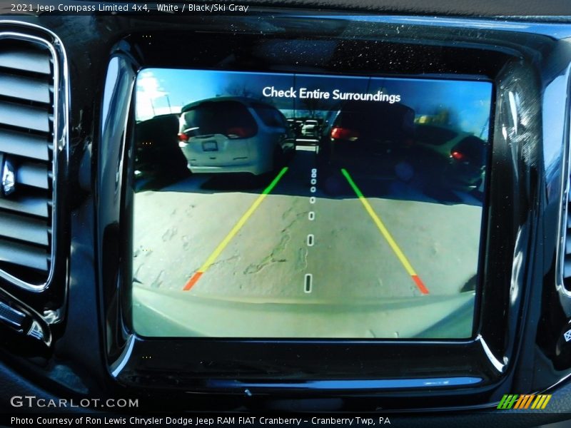 White / Black/Ski Gray 2021 Jeep Compass Limited 4x4