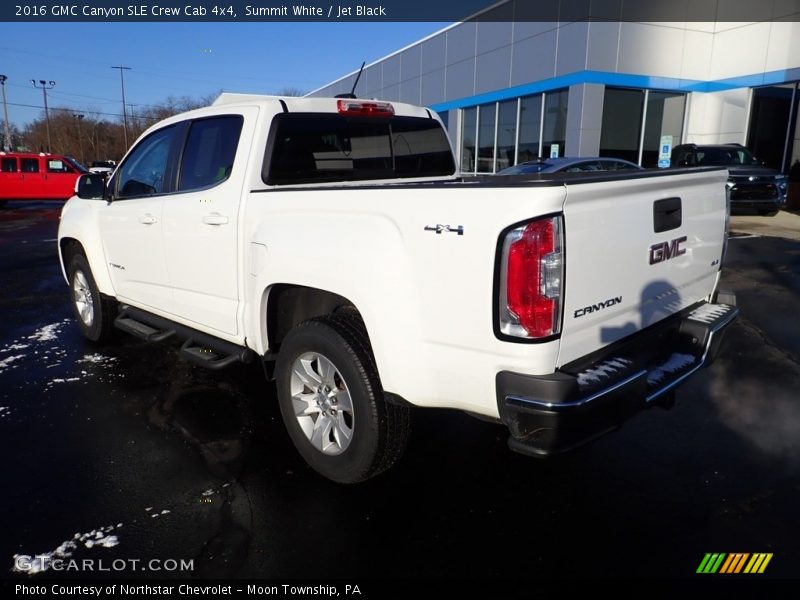 Summit White / Jet Black 2016 GMC Canyon SLE Crew Cab 4x4
