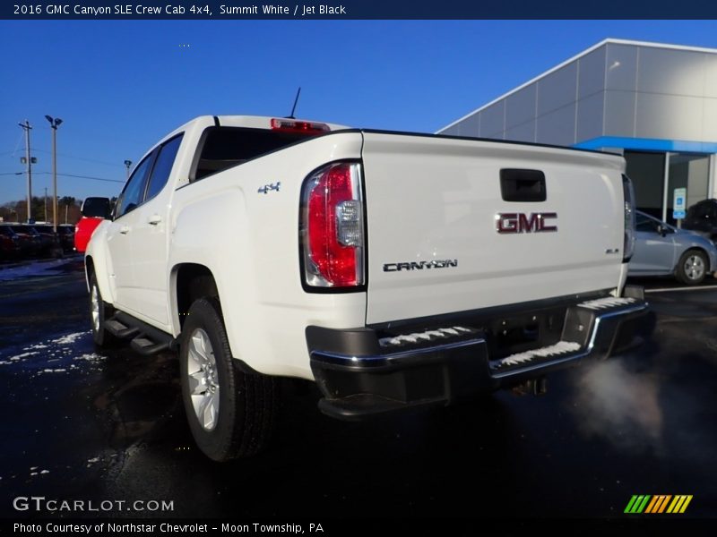 Summit White / Jet Black 2016 GMC Canyon SLE Crew Cab 4x4