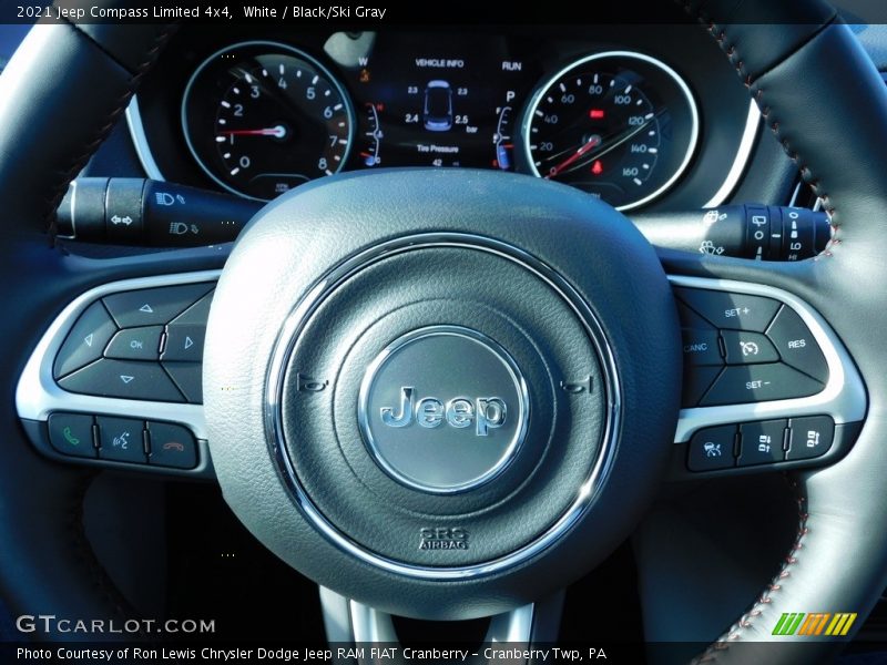 White / Black/Ski Gray 2021 Jeep Compass Limited 4x4