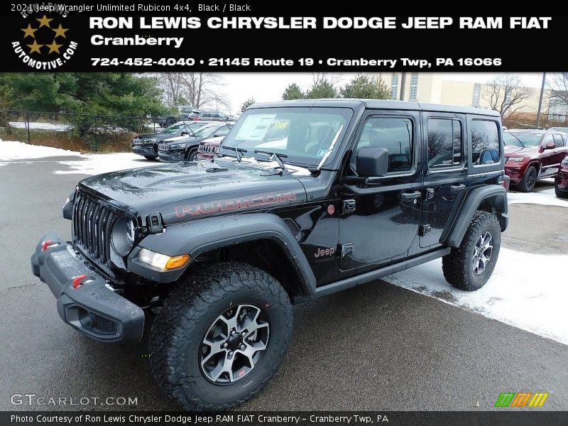 Black / Black 2021 Jeep Wrangler Unlimited Rubicon 4x4