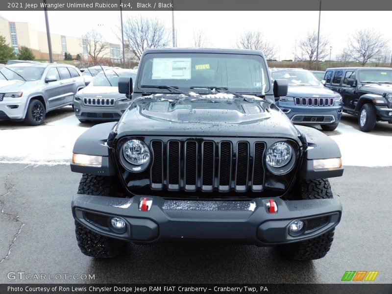 Black / Black 2021 Jeep Wrangler Unlimited Rubicon 4x4