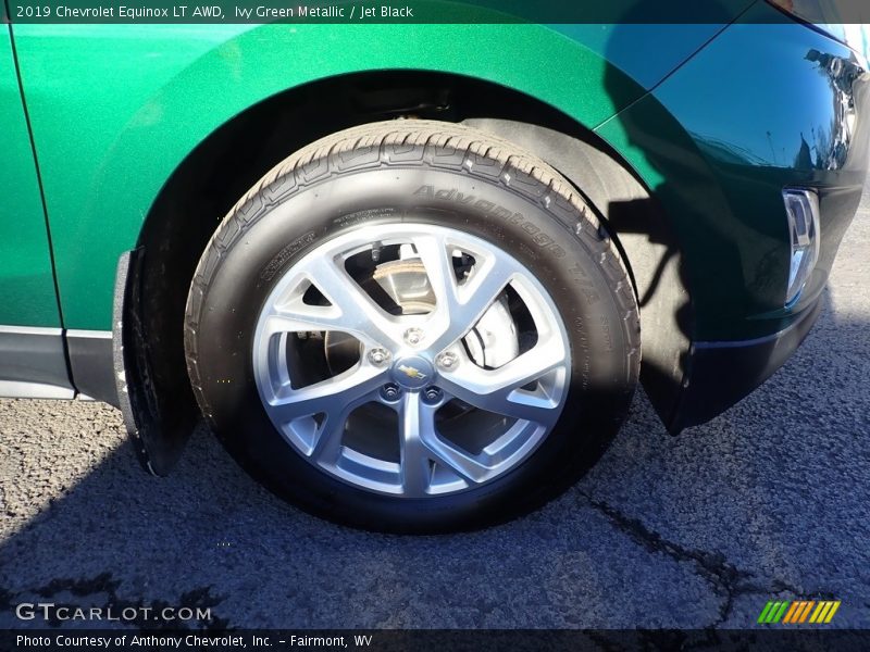 Ivy Green Metallic / Jet Black 2019 Chevrolet Equinox LT AWD