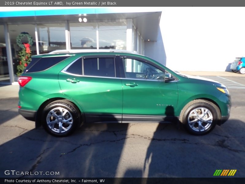 Ivy Green Metallic / Jet Black 2019 Chevrolet Equinox LT AWD