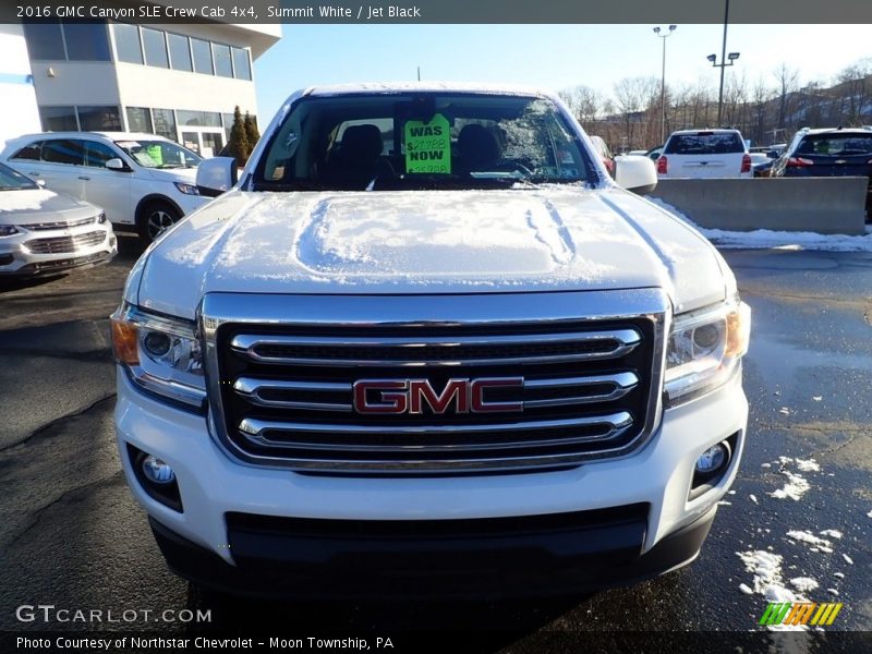 Summit White / Jet Black 2016 GMC Canyon SLE Crew Cab 4x4
