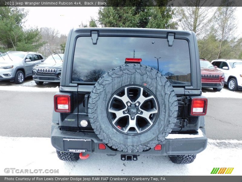 Black / Black 2021 Jeep Wrangler Unlimited Rubicon 4x4