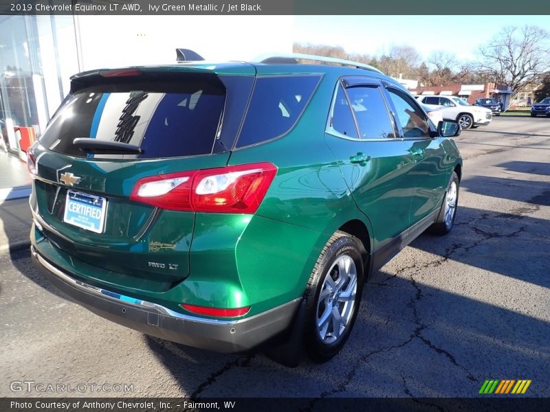 Ivy Green Metallic / Jet Black 2019 Chevrolet Equinox LT AWD