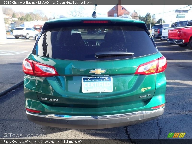 Ivy Green Metallic / Jet Black 2019 Chevrolet Equinox LT AWD