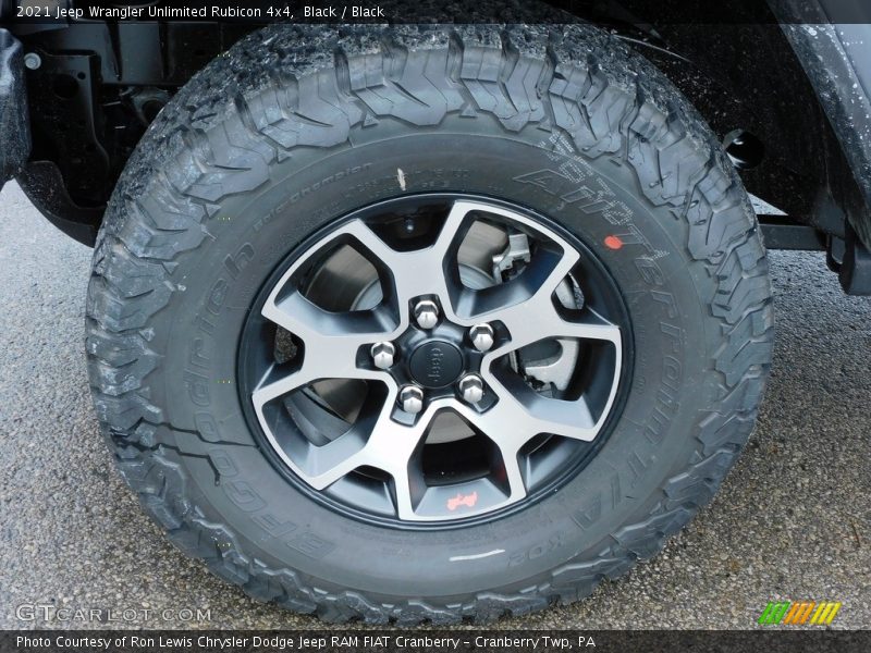  2021 Wrangler Unlimited Rubicon 4x4 Wheel