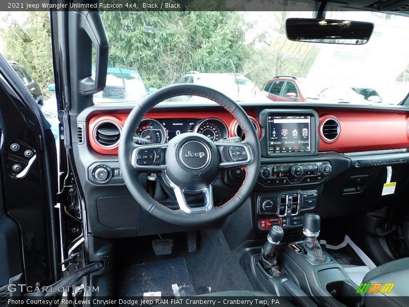 Dashboard of 2021 Wrangler Unlimited Rubicon 4x4
