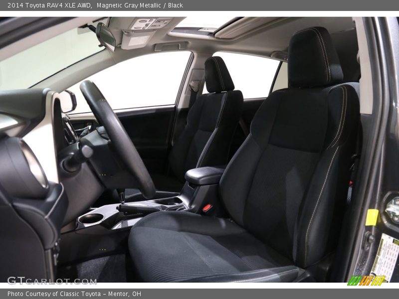 Magnetic Gray Metallic / Black 2014 Toyota RAV4 XLE AWD