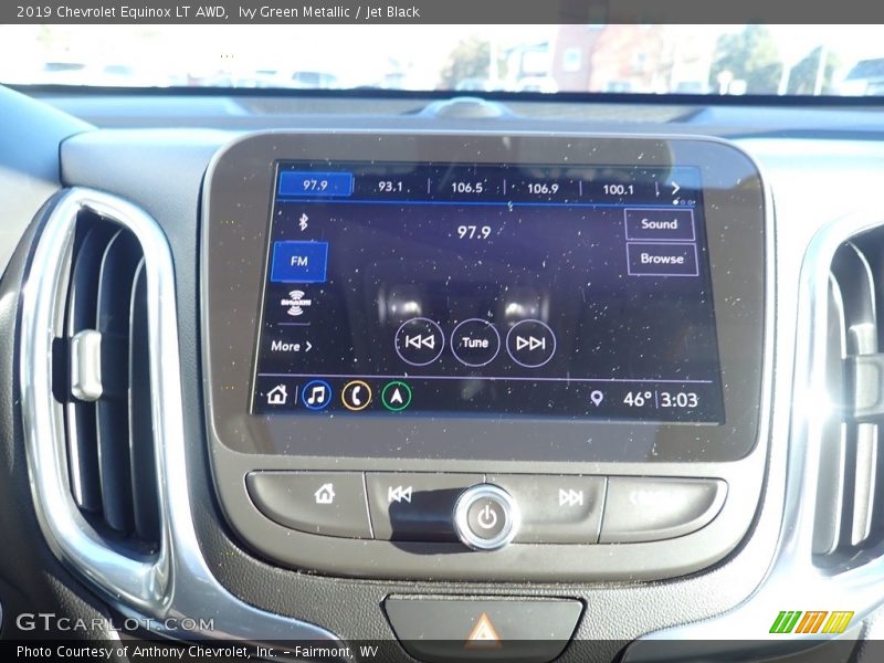Ivy Green Metallic / Jet Black 2019 Chevrolet Equinox LT AWD