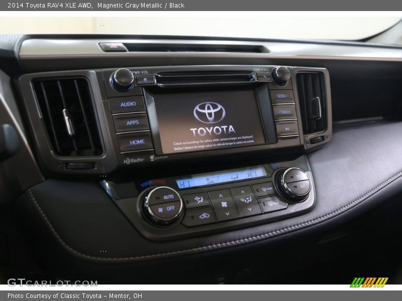 Magnetic Gray Metallic / Black 2014 Toyota RAV4 XLE AWD