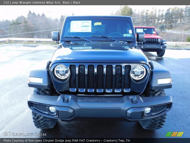 Black / Black 2021 Jeep Wrangler Unlimited Willys 4x4