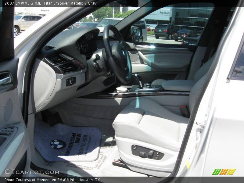 Titanium Silver Metallic / Gray 2007 BMW X5 3.0si