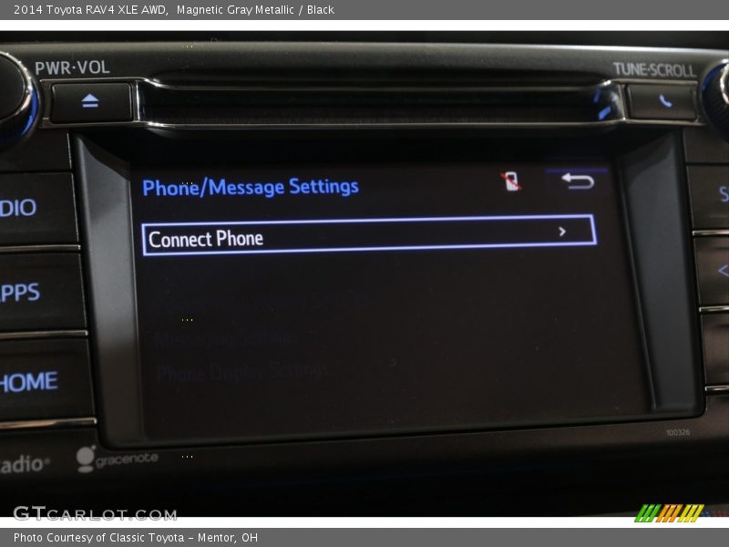 Magnetic Gray Metallic / Black 2014 Toyota RAV4 XLE AWD