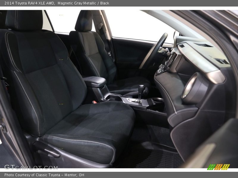 Magnetic Gray Metallic / Black 2014 Toyota RAV4 XLE AWD