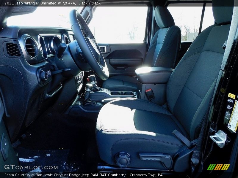 Black / Black 2021 Jeep Wrangler Unlimited Willys 4x4