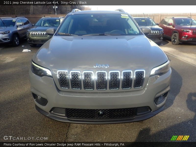 Sting-Gray / Black 2021 Jeep Cherokee Latitude Lux 4x4