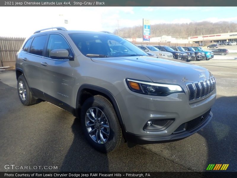 Sting-Gray / Black 2021 Jeep Cherokee Latitude Lux 4x4